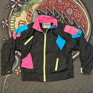 Vintage East West Colorblock Windbreaker Jacket Medium